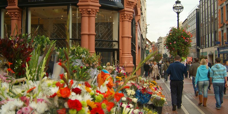 Grafton street in Dublin