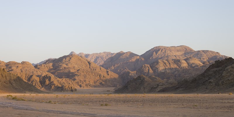 Hurghada (Egypt) desert mountains.