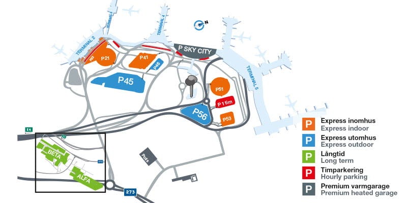 Arlanda Airport Terminal Map